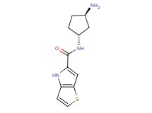 N-[rel-(1R,3R)-3-aminocyclopentyl]-4H-thieno[3,2-b]pyrrole-5-carboxamide hydrochloride