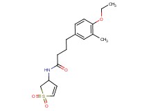 N-(1,1-dioxido-2,3-dihydro-3-thienyl)-4-(4-ethoxy-3-methylphenyl)butanamide