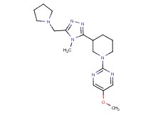 5-methoxy-2-{3-[4-methyl-5-(pyrrolidin-1-ylmethyl)-4H-1,2,4-triazol-3-yl]piperidin-1-yl}pyrimidine