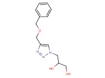 3-{4-[(benzyloxy)methyl]-1H-1,2,3-triazol-1-yl}propane-1,2-diol