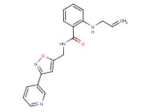 2-(allylamino)-N-[(3-pyridin-3-ylisoxazol-5-yl)methyl]benzamide