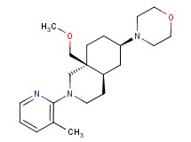 (4aR*,6R*,8aS*)-8a-(methoxymethyl)-2-(3-methylpyridin-2-yl)-6-morpholin-4-yldecahydroisoquinoline