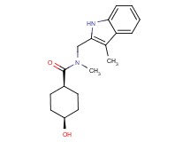cis-4-hydroxy-N-methyl-N-[(3-methyl-1H-indol-2-yl)methyl]cyclohexanecarboxamide