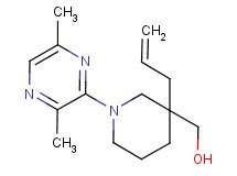 [3-allyl-1-(3,6-dimethyl-2-pyrazinyl)-3-piperidinyl]methanol
