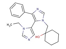1-[(3'-ethyl-5-phenyl-3H,3'H-4,4'-biimidazol-3-yl)methyl]cyclohexanol