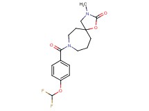 8-[4-(difluoromethoxy)benzoyl]-3-methyl-1-oxa-3,8-diazaspiro[4.6]undecan-2-one