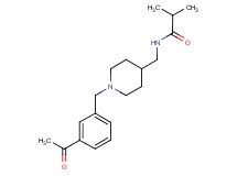 N-{[1-(3-acetylbenzyl)piperidin-4-yl]methyl}-2-methylpropanamide
