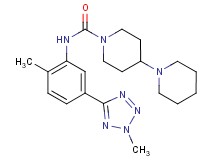 N-[2-methyl-5-(2-methyl-2H-tetrazol-5-yl)phenyl]-1,4'-bipiperidine-1'-carboxamide