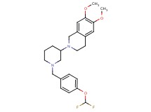 2-{1-[4-(difluoromethoxy)benzyl]-3-piperidinyl}-6,7-dimethoxy-1,2,3,4-tetrahydroisoquinoline
