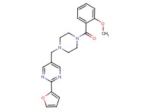2-(2-furyl)-5-{[4-(2-methoxybenzoyl)-1-piperazinyl]methyl}pyrimidine