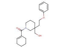 [1-(1-cyclohexen-1-ylcarbonyl)-3-(2-phenoxyethyl)-3-piperidinyl]methanol