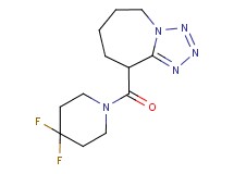 9-[(4,4-difluoropiperidin-1-yl)carbonyl]-6,7,8,9-tetrahydro-5H-tetrazolo[1,5-a]azepine