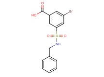 3-[(benzylamino)sulfonyl]-5-bromobenzoic acid