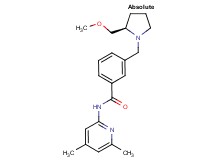 N-(4,6-dimethylpyridin-2-yl)-3-{[(2R)-2-(methoxymethyl)pyrrolidin-1-yl]methyl}benzamide