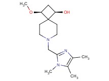 (1R*,3S*)-3-methoxy-7-[(1,4,5-trimethyl-1H-imidazol-2-yl)methyl]-7-azaspiro[3.5]nonan-1-ol