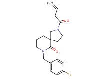 2-(3-butenoyl)-7-(4-fluorobenzyl)-2,7-diazaspiro[4.5]decan-6-one