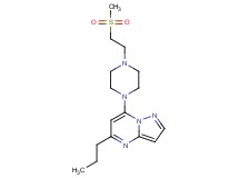 7-{4-[2-(methylsulfonyl)ethyl]piperazin-1-yl}-5-propylpyrazolo[1,5-a]pyrimidine