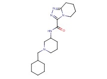 N-[1-(cyclohexylmethyl)-3-piperidinyl]-5,6,7,8-tetrahydro[1,2,4]triazolo[4,3-a]pyridine-3-carboxamide
