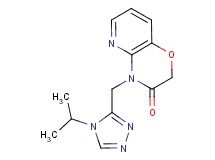 4-[(4-isopropyl-4H-1,2,4-triazol-3-yl)methyl]-2H-pyrido[3,2-b][1,4]oxazin-3(4H)-one