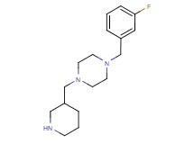 1-(3-fluorobenzyl)-4-(3-piperidinylmethyl)piperazine dihydrochloride