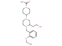2-[4-(1-acetyl-4-piperidinyl)-1-(2-ethoxybenzyl)-2-piperazinyl]ethanol