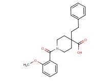 1-(2-methoxybenzoyl)-4-(2-phenylethyl)piperidine-4-carboxylic acid