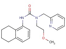 N-(2-methoxyethyl)-N-(pyridin-2-ylmethyl)-N'-(5,6,7,8-tetrahydronaphthalen-1-yl)urea