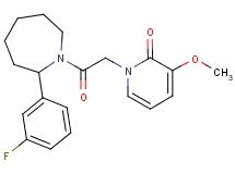 1-{2-[2-(3-fluorophenyl)azepan-1-yl]-2-oxoethyl}-3-methoxypyridin-2(1H)-one