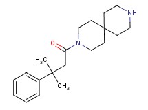 3-(3-methyl-3-phenylbutanoyl)-3,9-diazaspiro[5.5]undecane hydrochloride