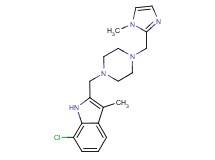 7-chloro-3-methyl-2-({4-[(1-methyl-1H-imidazol-2-yl)methyl]piperazin-1-yl}methyl)-1H-indole