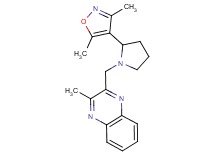 2-{[2-(3,5-dimethylisoxazol-4-yl)pyrrolidin-1-yl]methyl}-3-methylquinoxaline