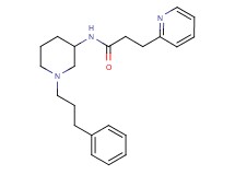 N-[1-(3-phenylpropyl)-3-piperidinyl]-3-(2-pyridinyl)propanamide