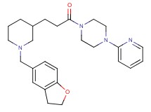 1-{3-[1-(2,3-dihydro-1-benzofuran-5-ylmethyl)-3-piperidinyl]propanoyl}-4-(2-pyridinyl)piperazine