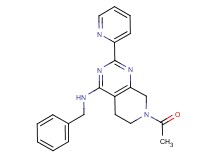 7-acetyl-N-benzyl-2-(2-pyridinyl)-5,6,7,8-tetrahydropyrido[3,4-d]pyrimidin-4-amine