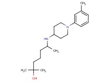 2-methyl-6-{[1-(3-methylphenyl)-4-piperidinyl]amino}-2-heptanol bis(trifluoroacetate) (salt)