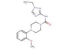N-(1-ethyl-1H-1,2,4-triazol-3-yl)-4-(2-methoxyphenyl)piperazine-1-carboxamide