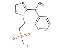 1-[2-(methylsulfonyl)ethyl]-2-(1-phenylethyl)-1H-imidazole