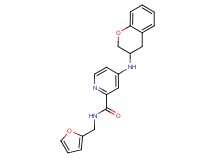 4-(3,4-dihydro-2H-chromen-3-ylamino)-N-(2-furylmethyl)-2-pyridinecarboxamide