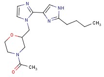 1-[(4-acetylmorpholin-2-yl)methyl]-2'-butyl-1H,1'H-2,4'-biimidazole