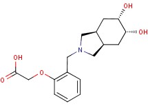 (2-{[(3aR*,5R*,6S*,7aS*)-5,6-dihydroxyoctahydro-2H-isoindol-2-yl]methyl}phenoxy)acetic acid