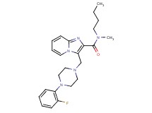 N-butyl-3-{[4-(2-fluorophenyl)-1-piperazinyl]methyl}-N-methylimidazo[1,2-a]pyridine-2-carboxamide