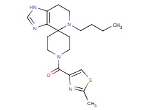 5-butyl-1'-[(2-methyl-1,3-thiazol-4-yl)carbonyl]-1,5,6,7-tetrahydrospiro[imidazo[4,5-c]pyridine-4,4'-piperidine]