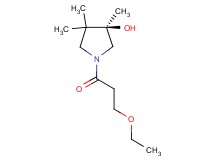 (3R)-1-(3-ethoxypropanoyl)-3,4,4-trimethyl-3-pyrrolidinol