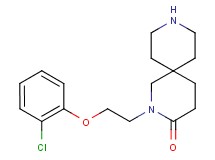2-[2-(2-chlorophenoxy)ethyl]-2,9-diazaspiro[5.5]undecan-3-one hydrochloride