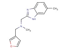 (3-furylmethyl)methyl[(6-methyl-1H-benzimidazol-2-yl)methyl]amine