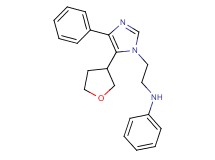 N-{2-[4-phenyl-5-(tetrahydrofuran-3-yl)-1H-imidazol-1-yl]ethyl}aniline