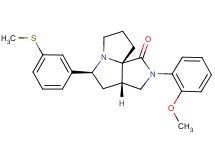 (3aS*,5S*,9aS*)-2-(2-methoxyphenyl)-5-[3-(methylthio)phenyl]hexahydro-7H-pyrrolo[3,4-g]pyrrolizin-1(2H)-one