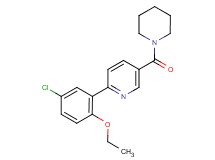 2-(5-chloro-2-ethoxyphenyl)-5-(piperidin-1-ylcarbonyl)pyridine