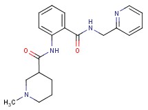 1-methyl-N-(2-{[(pyridin-2-ylmethyl)amino]carbonyl}phenyl)piperidine-3-carboxamide