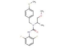 N'-(2,6-difluorophenyl)-N-(2-methoxy-1-methylethyl)-N-[4-(methylthio)benzyl]urea